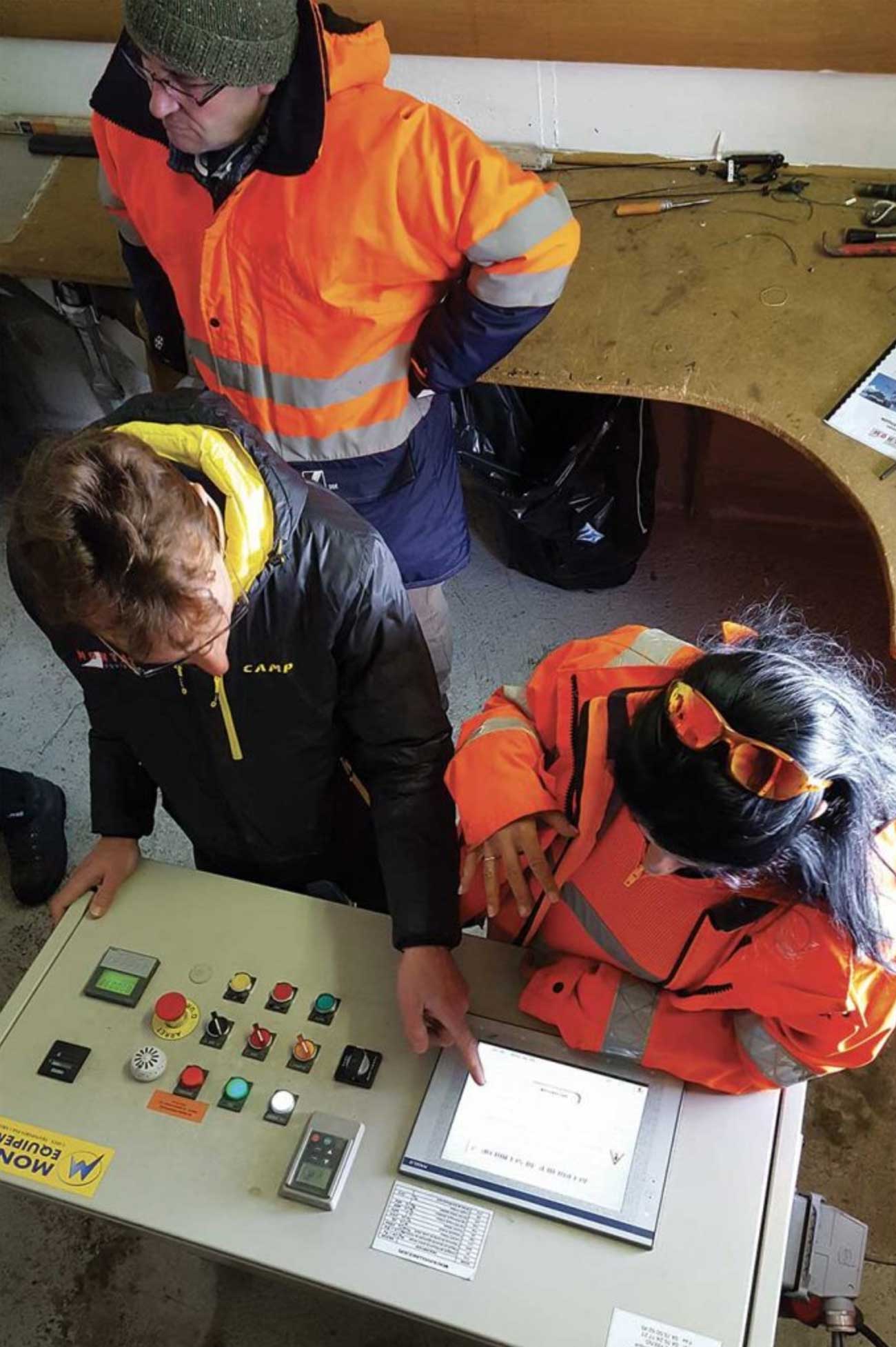 Formation au pilotage sur écran tactile - Hospitalet